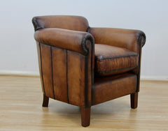 Camford Leather Armchair, Buffalo Antique
