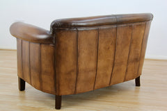 Camford Petite Sofa In Buffalo Leather Hand Antique