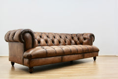 Bespoke Drummond Grand In Buffalo Leather Hand Antique Brown