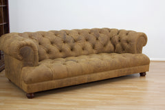 Drummond Grand Sofa Semi-Aniline Leather Ranch Tan